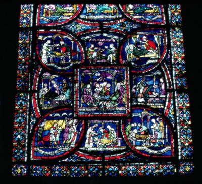 One of the Healing Miracle Windows at the Cathedral by English School